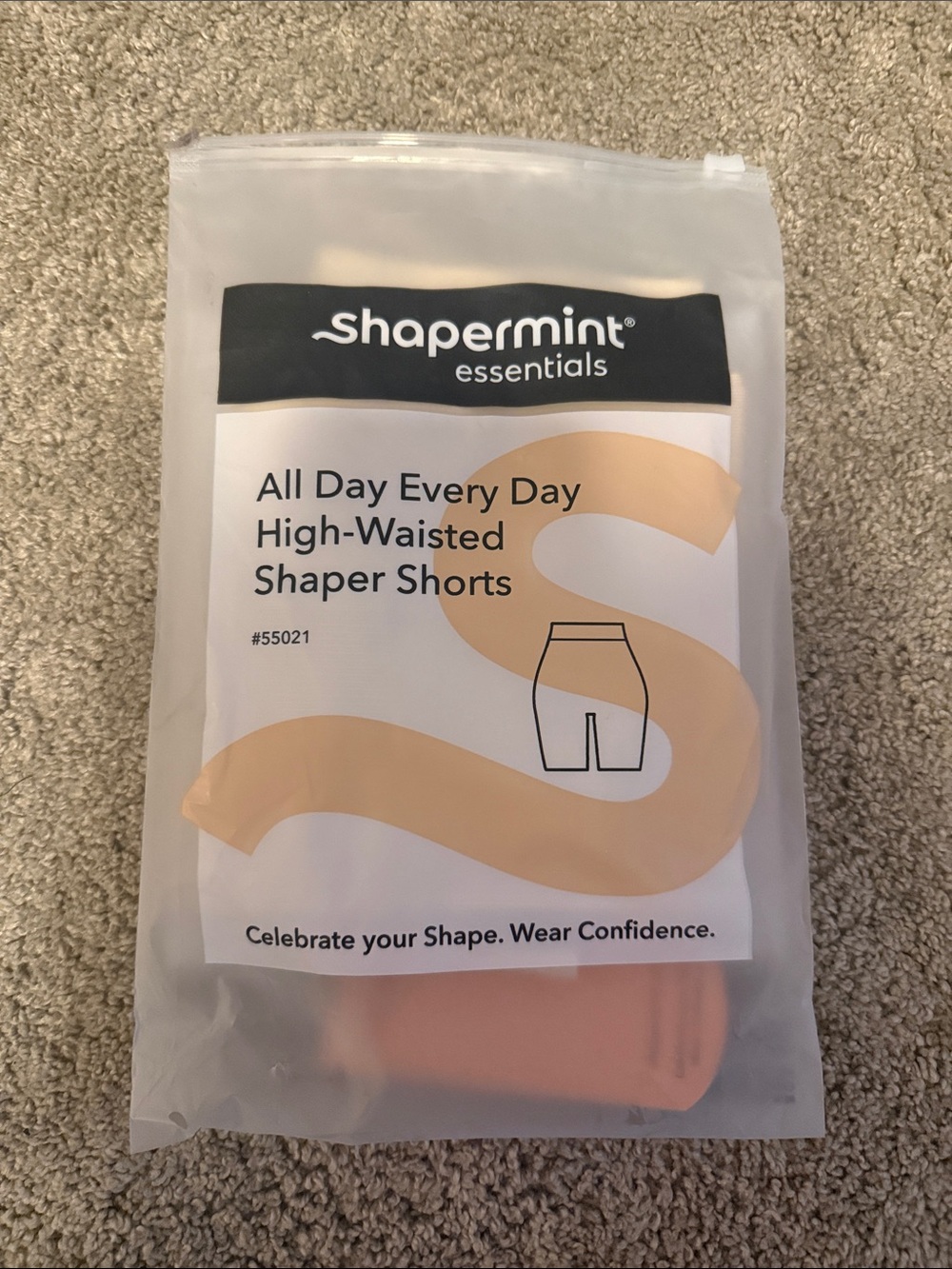 Shapermint Essentials High-Waisted Shaper Shorts - Chai NWT